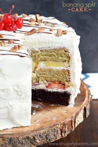 Banana Split Cake – 4aKid