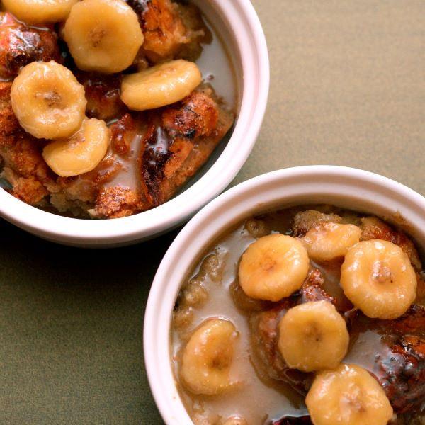 Bananas Foster Bread Pudding 4aKid