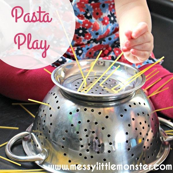 Toddlers Activities: Pasta Play - 4aKid