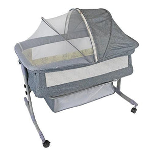Grey Rocker Baby Bassinet & Co-Sleeper - 4aKid