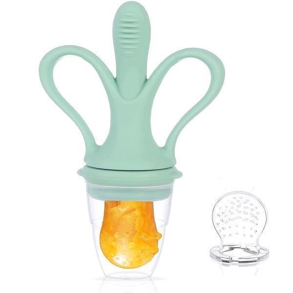 2 in 1 Baby Banana Teether & Baby Safety Feeder 4aKid