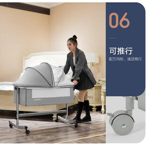 2 in 1 Rocking Baby Co- Sleeper Bassinet - 4aKid