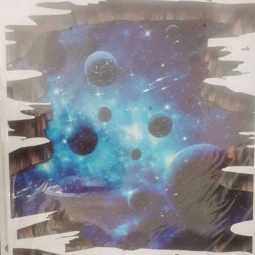 3D Outer Space Planets Wall Decal Stickers - 4aKid