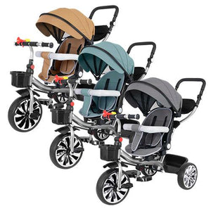 4-in-1 Multifunctional Tricycle Stroller - 4aKid