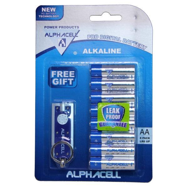 Alphacell AA Alkaline Pro Digital Battery - 4aKid