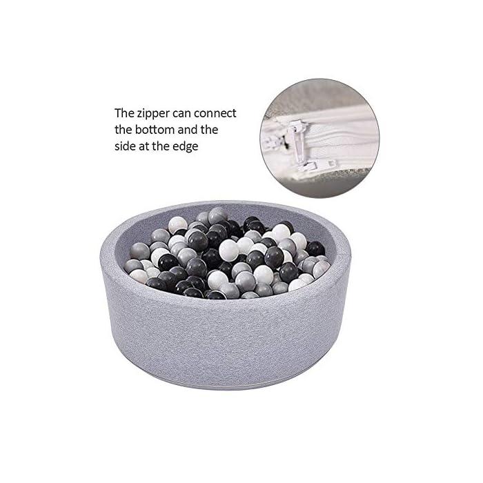 Padded Round Ball Pool for Babies - 4aKid