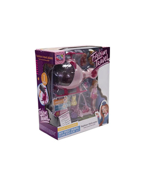 Helicopter Fashion Travel Doll Set - 4aKid