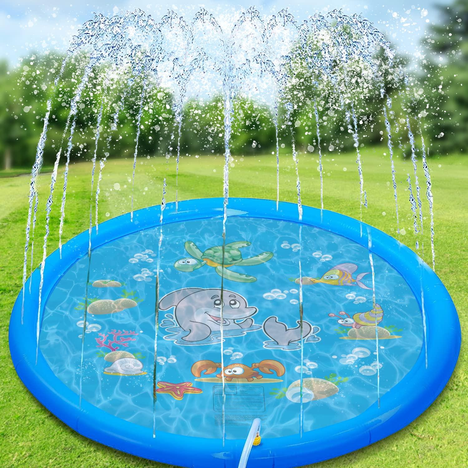 Jeronimo Sprinkler Pad – Blue | Summer Splash Pad (170cm)