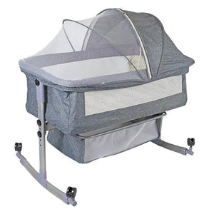 Grey Rocker Baby Bassinet & Co-Sleeper - 4aKid