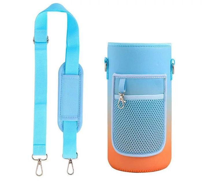 Water Bottle Holder Bag with Shoulder Strap - 4aKid