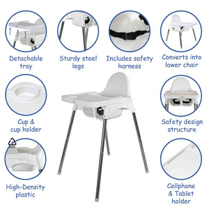Basic Baby High Chair - 4aKid