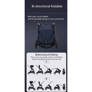 Black Linen Black High Rider Smart Stroller (Pre-Order) - 4aKid