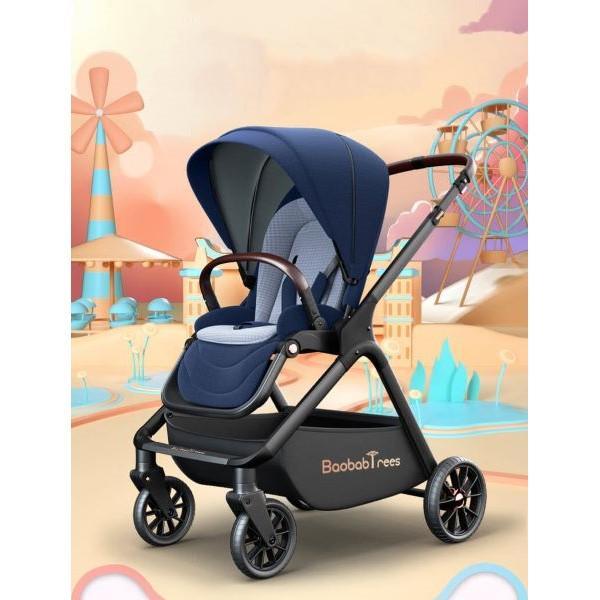 Black Linen Black High Rider Smart Stroller (Pre-Order) - 4aKid
