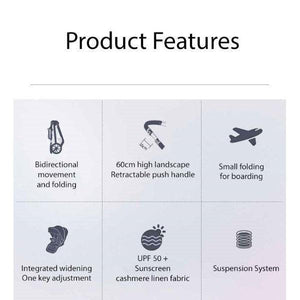 Black Linen Black High Rider Smart Stroller (Pre-Order) - 4aKid