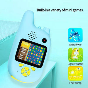 Blue Walkie Talkie Action Camera 1080P - 4aKid