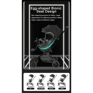 Brown Luxury High Rider Trend Stroller (Pre-Order) - 4aKid