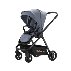 Denim Linen Grey High Rider Smart Stroller (Pre-Order) - 4aKid