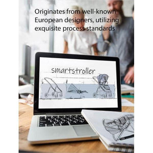 Denim Linen Grey High Rider Smart Stroller (Pre-Order) - 4aKid