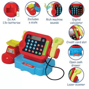 Electronic Pretend Play Cash Register Toy - 4aKid