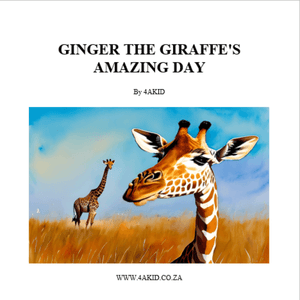 Ginger the Giraffe's Adventures Digital E-Book Series for Kids - 4aKid