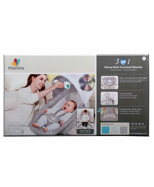 Mastela 3-in-1 Deluxe Multi-Function Bassinet Electric Baby Rocker - 4aKid