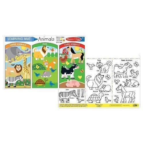 Melissa & Doug Animals Color-A-Mat (Pre-Order) 4aKid