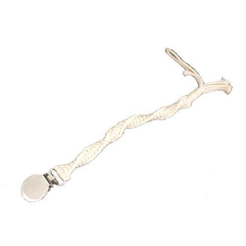 Natural Color Crochet Thin Baby Pacifier Clip - 4aKid