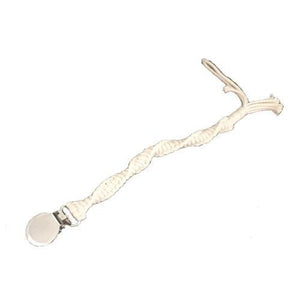 Natural Color Crochet Thin Baby Pacifier Clip - 4aKid