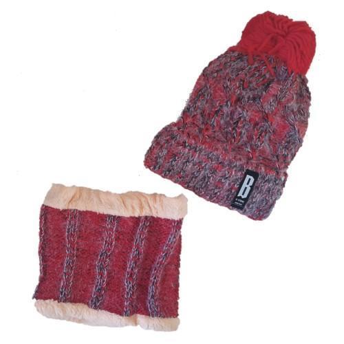 Pom Pom Beanie & Scarf Set - 4aKid