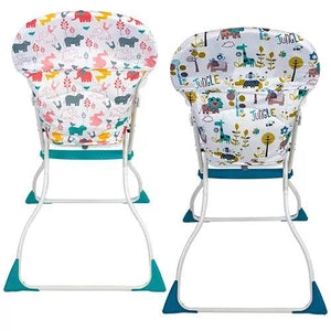Turquoise Compact Fold High Chair - 4aKid