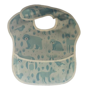 Waterproof Baby Bib with Crumb Catcher - 4aKid