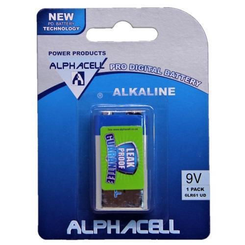 Alphacell Alkaline Pro Digital 9V Battery (1pc) - 4aKid