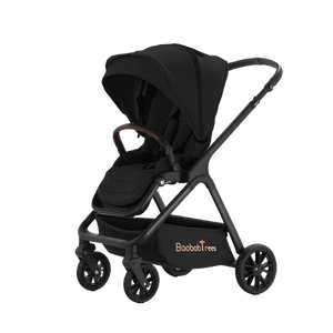 Black Linen Black High Rider Smart Stroller (Pre-Order) - 4aKid