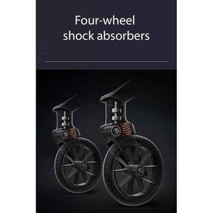 Denim Linen Grey High Rider Smart Stroller (Pre-Order) - 4aKid