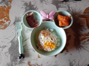 Mouse Plate & Cutlery Set For Kids - 4aKid