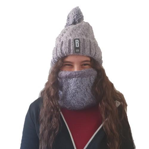 Pom Pom Beanie & Scarf Set - 4aKid