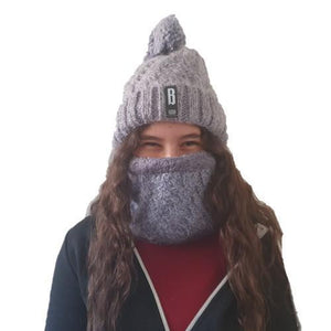 Pom Pom Beanie & Scarf Set - 4aKid