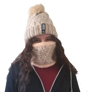 Pom Pom Beanie & Scarf Set - 4aKid