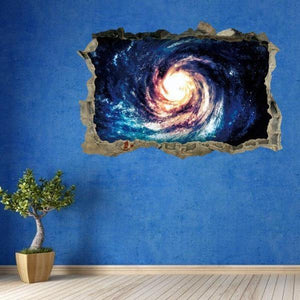 Small 3D Galaxy Wall Decal Sticker - 4aKid