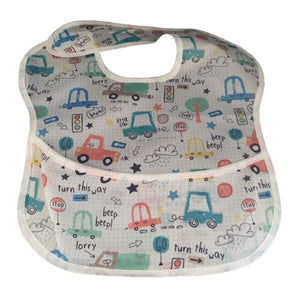 Waterproof Baby Bib with Crumb Catcher - 4aKid