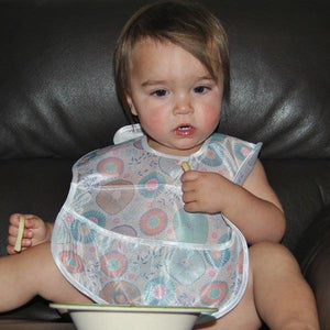 Waterproof Baby Bib with Crumb Catcher - 4aKid