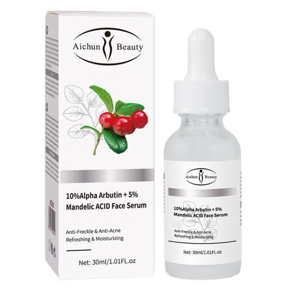 10% Alpha Arbutin & 5% Mandelic Acid Ant-Freckle Anti-Acne Face Serum 30ml- Latest product from 4aKid - 4aKid