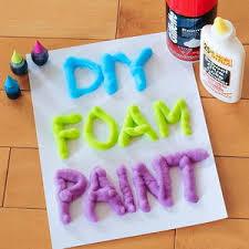 3 Ingredient DIY Foam Paint - 4aKid