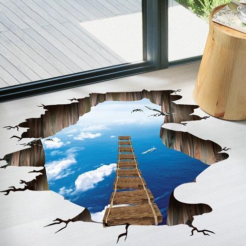 3D Wall or Floor Stickers - Sky Ladder- Latest product from 4aKid - 4aKid
