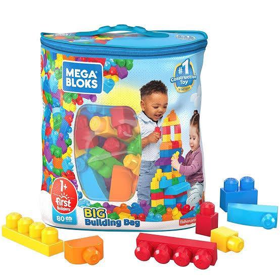 4aKid is giving away 1 pink and 1 blue Mega Bloks First Builders Big Building Bag to two lucky winners - 4aKid