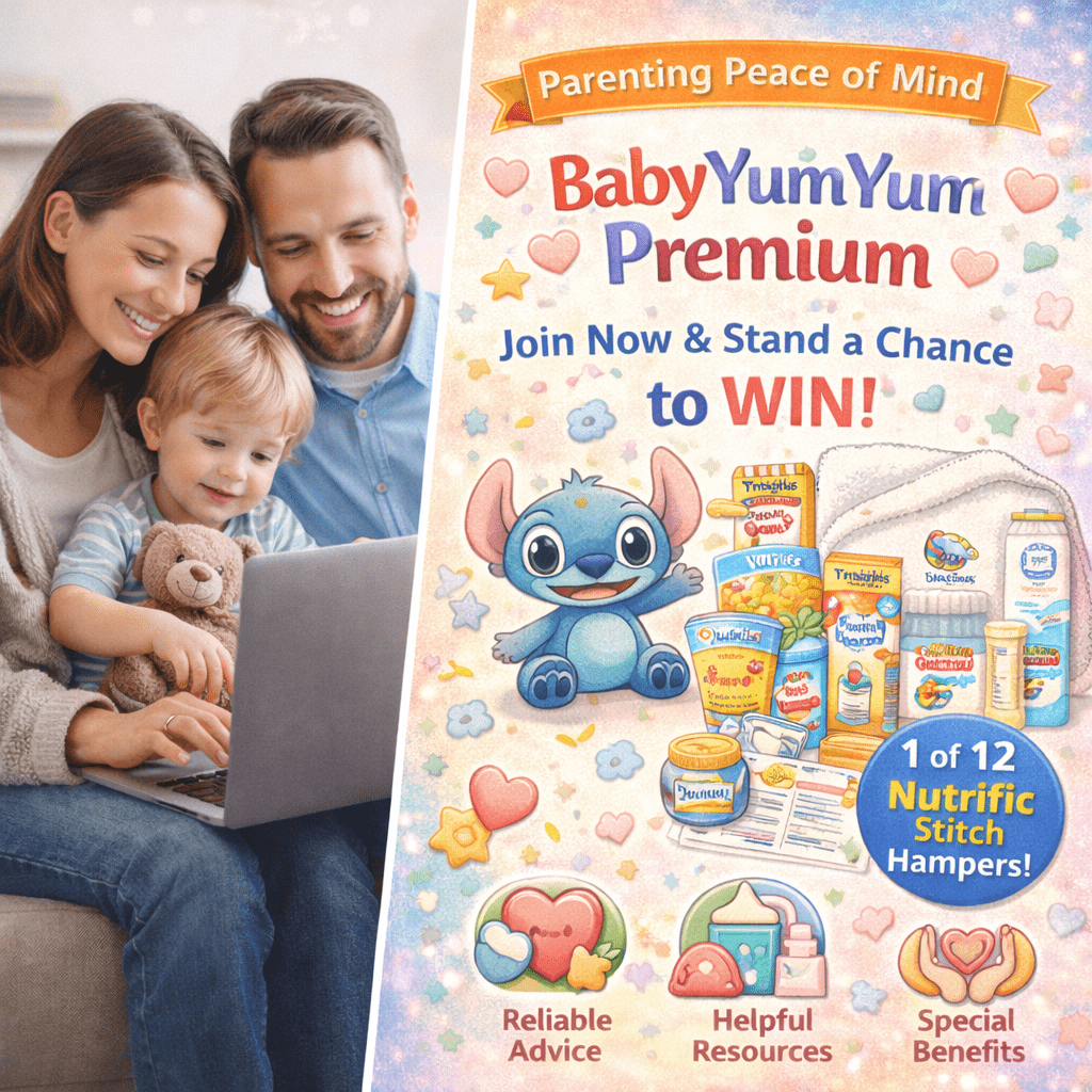 Win a Nutrific Stitch Hamper When You Join BabyYumYum Premium