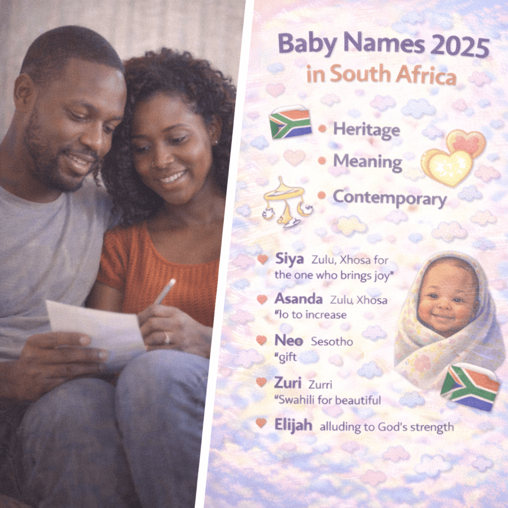 Baby Names 2025 | Trends, Meanings and Popular Picks in South Africa