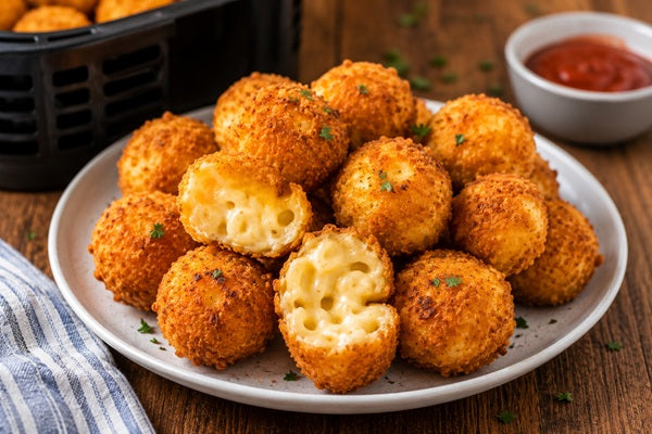 Air Fryer Mac and Cheese Bites