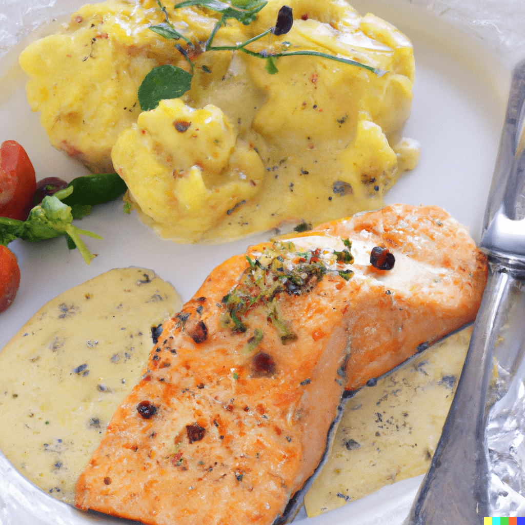 Heavenly Creamy Roasted Salmon: A Perfectly Elegant Dish