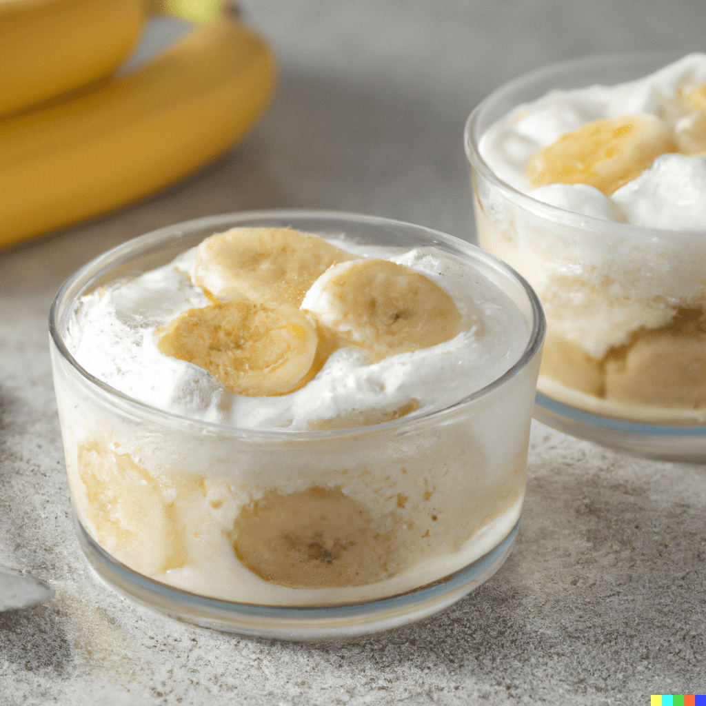 Microwave banana pudding - 4aKid